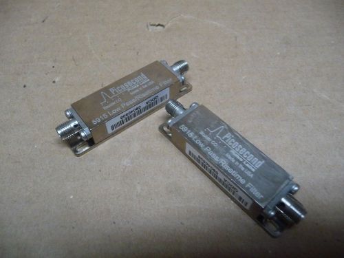 LOT OF 2 PICOSECOND PULSE LABS 5915-100-1.87GHz LOW PASS/RISETIME FILTER
