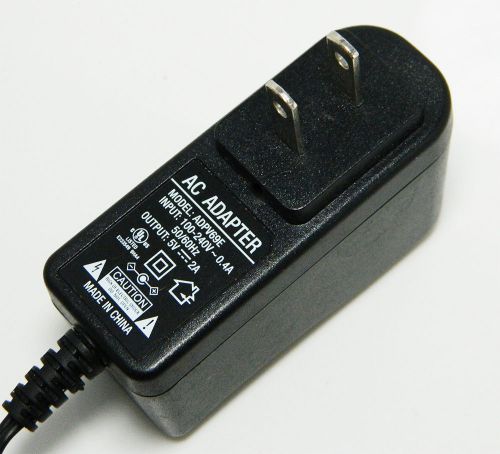 AC Power Supply Adapter Model AC Power Sup Input 100-240 V 0.4 A Output 5 V 2 A