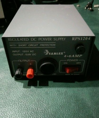 Samlex regulated power supply RPS1204  4-6 amp