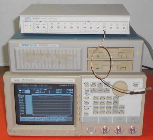 Tektronix sony dg2020a data pattern generator  w/ p3420 pod  and 2402a tekmate for sale