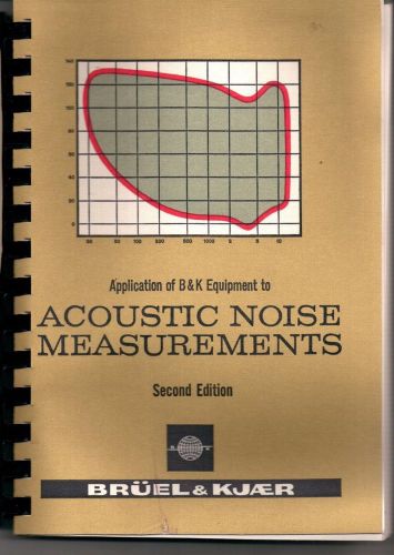 Application of Bruel &amp; Kjaer Equipment to Acoustic Noise Measurements 2nd Ed.