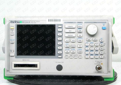 Anritsu ms2663c - 01 - 02 - 04 - 06 spectrum analyzer, 9 khz to 8.1 ghz for sale