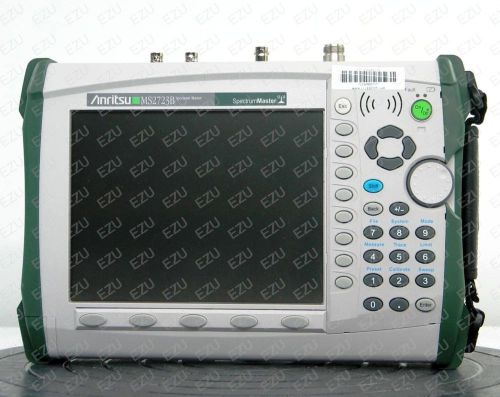 Anritsu MS2723B - 009 - 019 - 031 - 044 - 045 Spectrum Master, 9 KHz to 13 GHz