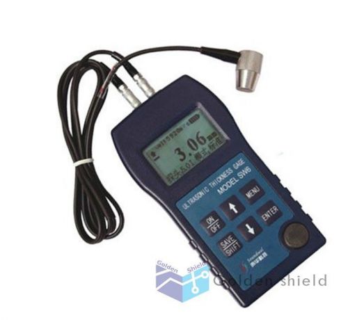 Ultrasonic thickness gauge tester meter sw6 0.65~400mm(steel) with software for sale
