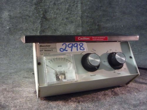 Baxter scientific products- s/p rotator v -cat# r4140 (item # 2998/1) for sale