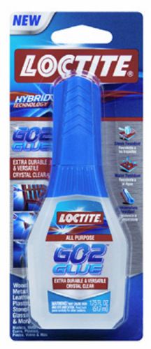 LOCTITE GO2 Glue 1.75 oz. 1661510 Water Resistant, Dries Crystal Clear  NEW