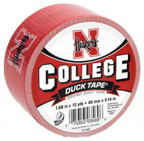 Duck Tape University of Nebraska Logo Duct Tape 1.88&#034; x 10YD 240084