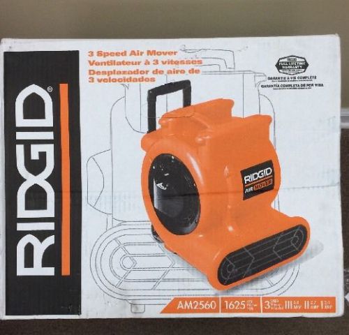 RIDGID Model # AM2560  1625 CFM Air Mover Unit (Carpet Dryer) -B2518B