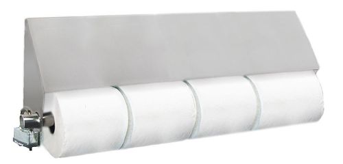 Royce rolls model #stp-4 stainless steel slanted quadruple roll tp dispenser for sale