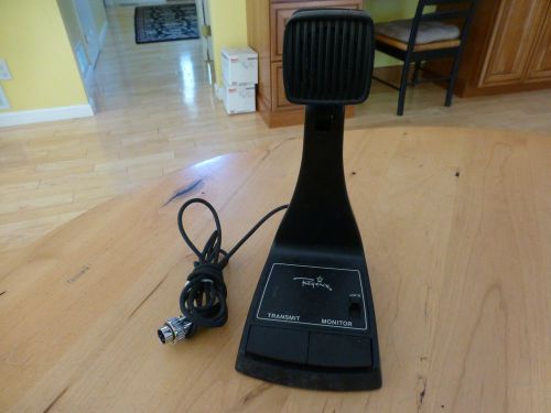vintage Regency Microphone transmit monitor 604-407 MA370BLK black Mic PA desk