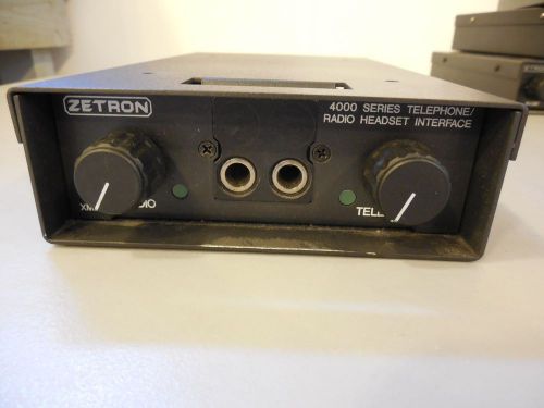 Zetron Series 4000 Telephone / Radio Headset Interface