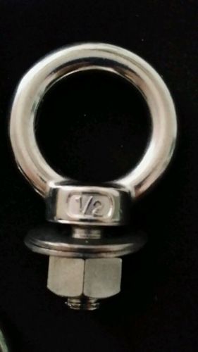 Machine eye bolt 316 stainless steel 1/4&#034; for sale