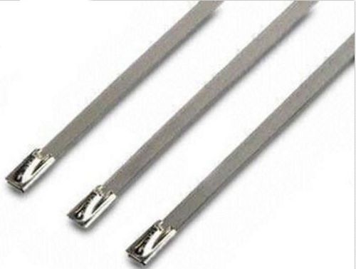 Stainless Steel Cable Tie 600180H136BFLT 37 1/2&#034; Qty 100 * NEW FREE SHIP *