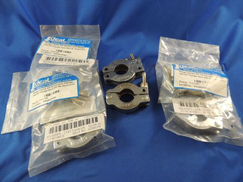 Aluminum kf-16 hinge clamp vacuum fittings, iso-kf flange size nw-16 - lot of 7 for sale