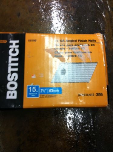 6822167 Collated Finish Nails Stl 15Ga STANLEY-BOSTITCH FN1540 Coated Steel