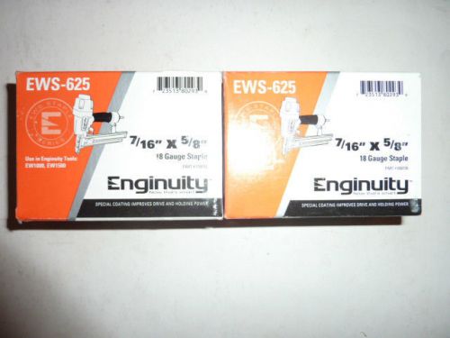 Enginuity by paslode 7/16&#034; 5/8&#034; 18 guage finish staples 10,000 count 1/4&#034; crown for sale