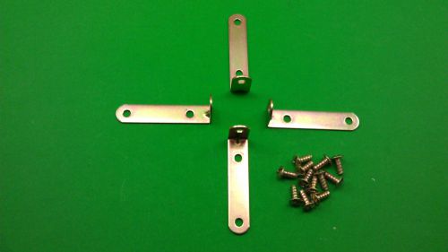4 STEEL STRONG L TYPE ANGLE BRACES FASTENERS FOR FURNITURE PURPOSES