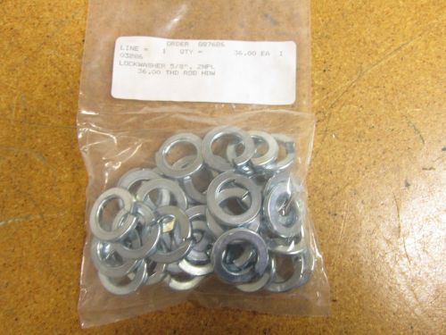 Lockwashers 5/8&#034; ZNPL New (Lot of 36)