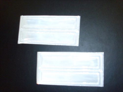 WHITE REFLEXITE DECAL 1 X4  INCH   STRIPS package of 4 REFLECTIVE
