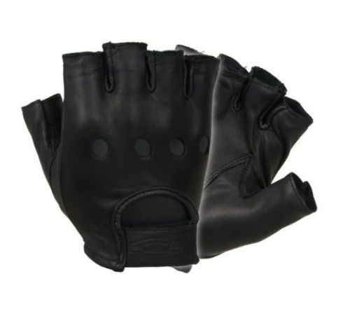 Damascus d22s premium leather driving gloves 1/2 finger small 736404423205 for sale