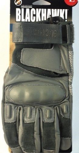 USED Blackhawk S.O.L.A.G. Olive Drab HD Tactical Gloves W/ Kevlar Large 8151LGOD