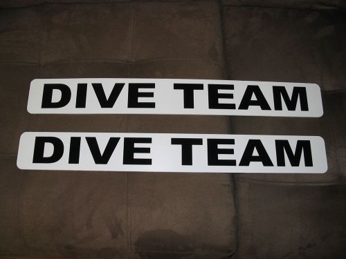 Dive team magnetic signs 3x24 vehicle 4 car truck van suv trailer scuba search for sale