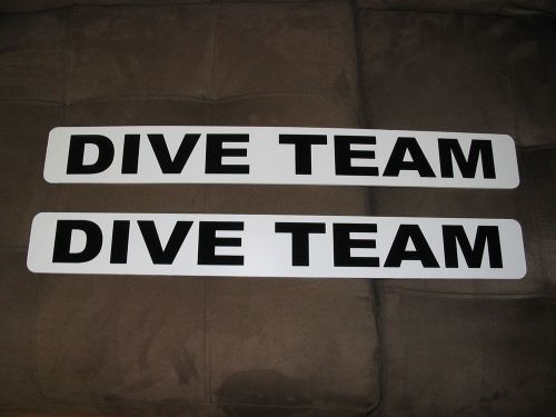 DIVE TEAM Magnetic Signs 3x24 vehicle 4 Car Truck Van SUV Trailer Scuba Search