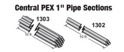 Central PEX 1&#034; Pipe Sections