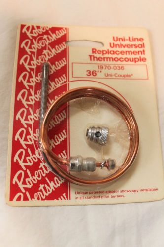 NOS Uni-Line Robertshaw Universal Replacement Thermocouple 36&#034; #1970-036