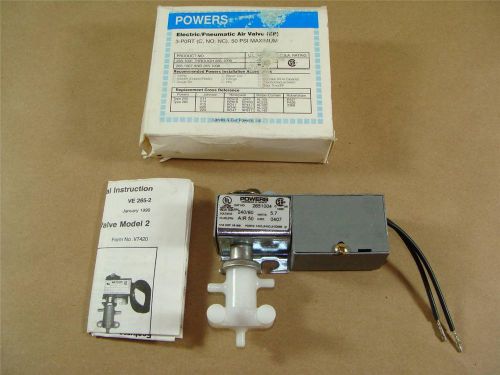New siemens powers 265-1004 ep electric pneumatic air valve 3-port c no nc 50psi for sale