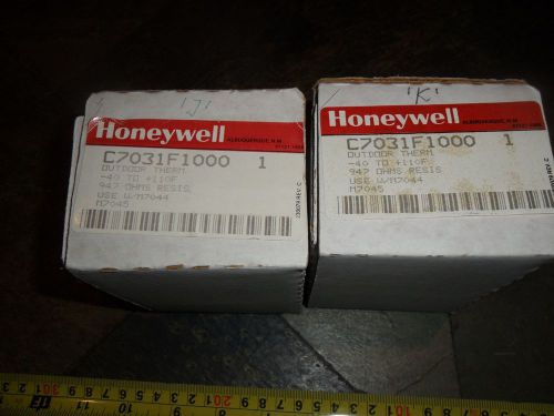 Honeywell c7031f1000 outdoor thermostat -40 to 110f use with w/m7044 2 for 1 nib for sale