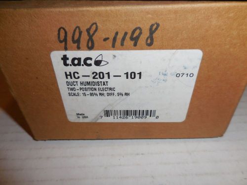 TAC Barber Colman Duct Humidistat Two Position Electric HC-201-101 NEW IN BOX