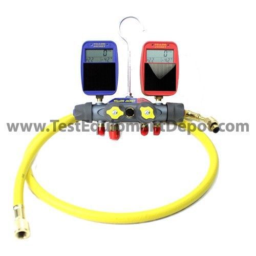 Yellow Jacket 49895 Titan 4-Valve Test &amp; Charge Manifold(F/C)