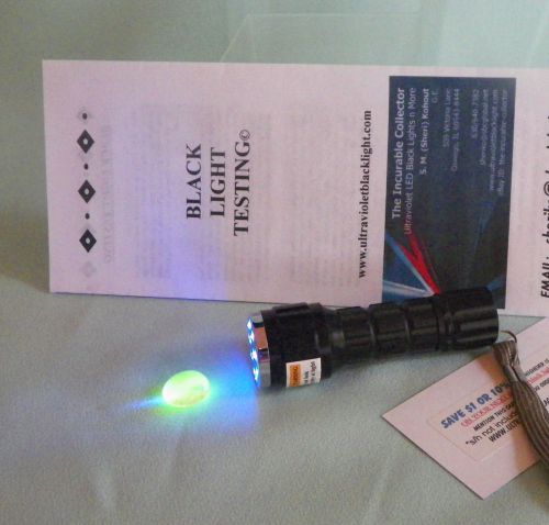 UV HVAC Leak Detector for gas &amp; fl tool #7203 12 LED Black Light 395nm + 3 Gifts
