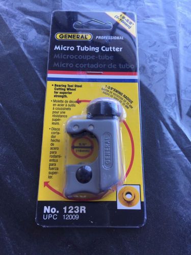 General 123R Micro Mini Tubing Cutter Capacity 1/8&#034; to 7/8&#034; OD Copper Tubing