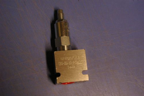 1 – hydraforce cr10-28a-8t-v-30/26.5 bi-directional relief valve 3000 psi.  new for sale