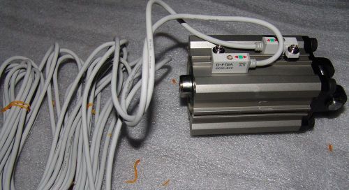 Compact pneumatic cylinder smc , cdq2 , 40mm x 40mm stroke unused for sale