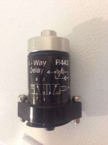Clippard r443 4 way delay valve air pnuematic new  443 r for sale