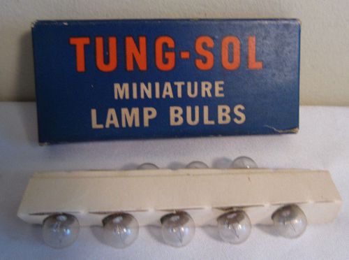 Lot Of 8 Tung Sol #53 12-16V 1A Miniaure Light Bulb Lamps