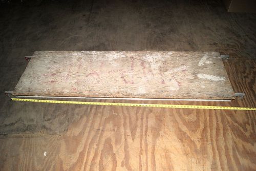 Werner Aluma Scaffold Deck Plank 22&#034; Super Wide Plank X 75&#034; Long #49110-01