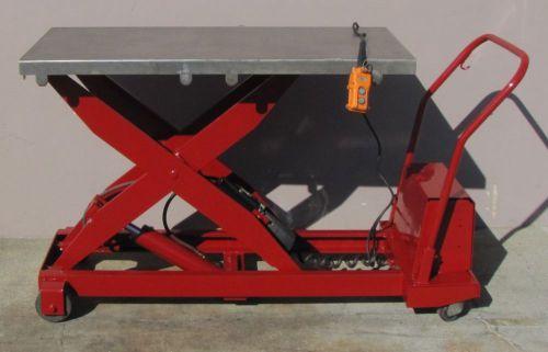 Lee engineering 1500 lbs. electric hydraulic lift cart 4’ x 2’ platform for sale