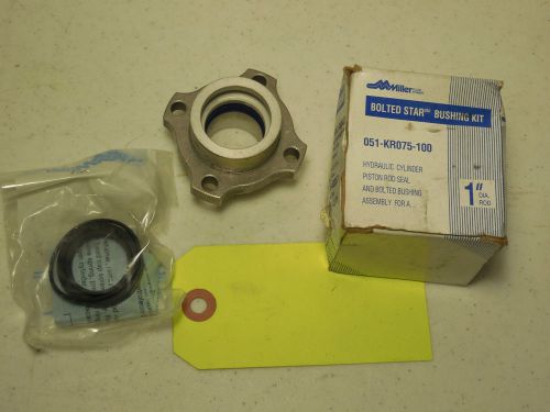 Miller 1&#034; 051-kr075-100 bolted star bushing kit hydraulic rod seal. gf2 for sale