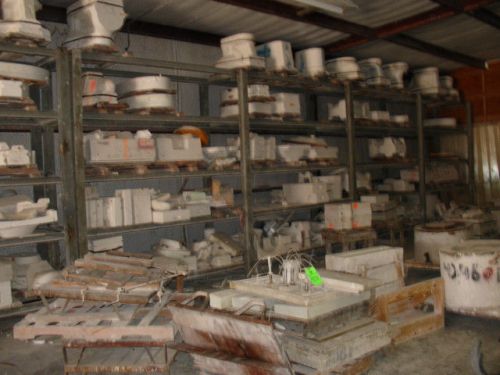 Lot 4 bay structural pallet rack section @ 35&#039; w 5 shelves wideflange beam legs! for sale