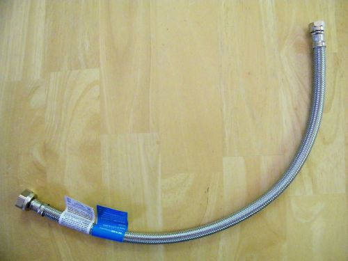 PurePro Braided Stainless Steel Flexible Lavatory Supply Line, 20&#034; x 3/8&#034;, 54888