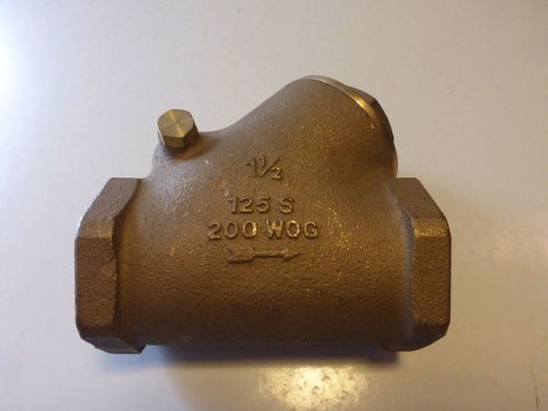 Toyo  1 1/2&#034; 200wog 125s swing check flapper valve for sale