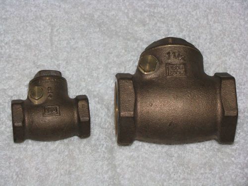 Milwaukee 510t 1 1/2&#039;&#039; swing check valve   3/4&#039;&#039; swing check valve for sale