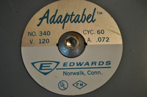 Edwards 340 audible signal 120 volt vibrating bell cyc 60 340 adaptabel used usa for sale
