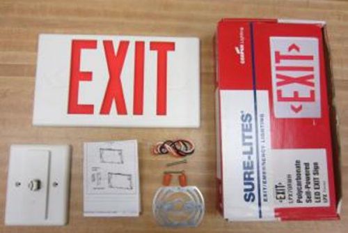 Cooper LPX70RWH LED Exit Signs - 2 Brand New In Boxes