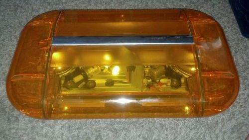 Amber rotating beacon lightbar 19in. for sale