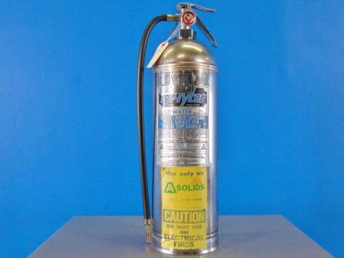 Water fire extinguisher fyr-fyter 94-23 class a wall bracket minor scratches for sale